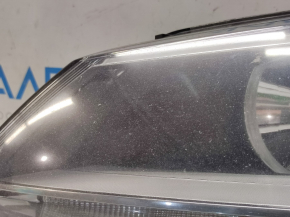 Headlight front left VW Jetta 11-16 USA naked, halogen, sand, scratches