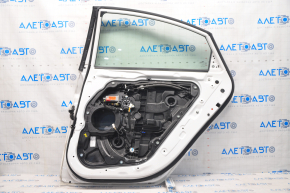 Door assembly rear right Hyundai Sonata 11-15 hybrid white WHC
