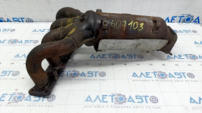 Exhaust manifold with catalytic converter Jeep Renegade 15-2.4 rusty, threads stripped on studs