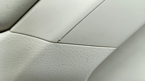Door trim card rear left VW Tiguan 09-17 beige with beige insert leather, FENDER, leather armrest, with fender tweeter, scratches, for dry cleaning
