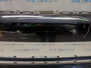 Bare front bumper VW Jetta 15-18 USA black L041, scratches, non-factory holes