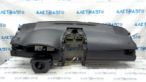 Torpedo front panel with AIRBAG Toyota Camry v55 15-17 usa white stitching, wood inserts, rusty pyropatron