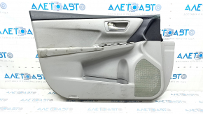 Door trim card front left Toyota Camry v55 15-17 usa gray, for cleaning, scratches