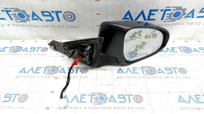 Side mirror right Toyota Camry v55 15-17 5 pins, heated, blue, scratches