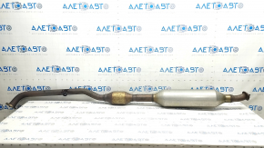 Intake pipe with catalytic converter Toyota Camry v55 15-17 2.5 usa rusty, studs sawed off