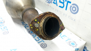 Intake pipe with catalytic converter Toyota Camry v55 15-17 2.5 usa rusty, studs sawed off