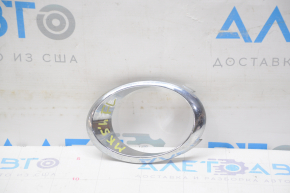 Fog light frame left Ford Fusion mk5 13-16 ring chrome, sand
