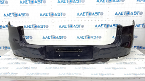 Rear bumper bare VW Tiguan 12-17 rest upper part, black, scratches, dent