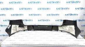 Rear bumper bare VW Tiguan 12-17 rest upper part, black, scratches, dent