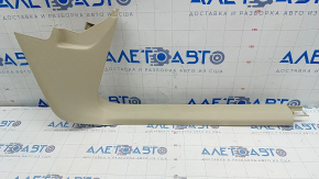 Front right threshold trim VW Tiguan 09-17 beige, scratches, abrasions, broken fastener