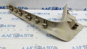 Front right threshold trim VW Tiguan 09-17 beige, scratches, abrasions, broken fastener