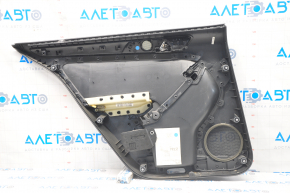 Door trim panel, rear right, VW Jetta 11-18 USA, black with beige inserts