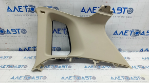 Upper right rear pillar trim VW Tiguan 09-17 beige, without plug, scratch