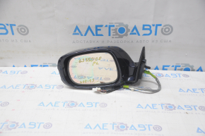 Left side mirror Lexus GS350 GS450h 08-11 14 pins, turn signal, heated, auto folding, blue, broken turn signal