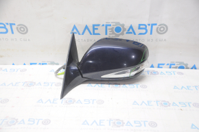Left side mirror Lexus GS350 GS450h 08-11 14 pins, turn signal, heated, auto folding, blue, broken turn signal