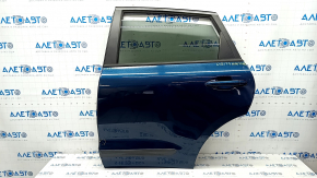 Door assembly rear left Kia Niro 17-22 blue C3U, tinted, paint 0.25, dent