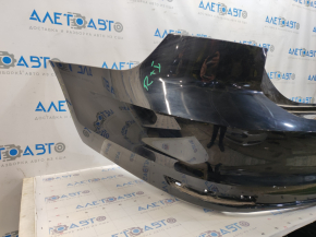 Bare rear bumper VW Jetta 15-18 USA black L041, scratches