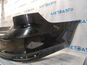Bare rear bumper VW Jetta 15-18 USA black L041, scratches