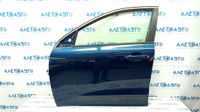 Door assembly front left Kia Niro 17-22 keyless, blue C3U, color 0.25, dented corner, butt