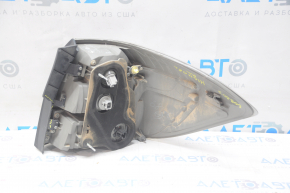 Left headlight Toyota Highlander 08-10 hybrid, halogen, scratches, broken cover