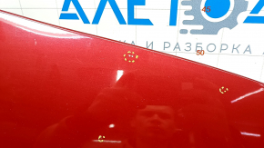 Hood bare Toyota Prius 30 10-15 red 3R3, aluminum, chips sand