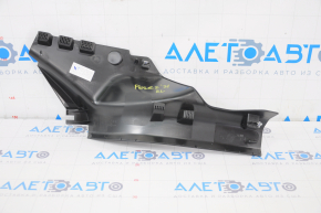 Door sill trim rear left Polestar 2 21- black