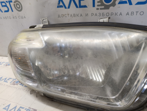 Headlight front right Toyota Highlander 08-10 bare hybrid halogen, for polishing