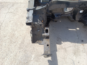 Front right quarter VW Tiguan 09-17 on the body, black, painted, glass sawed off