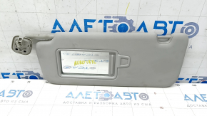 Left visor Kia Niro 17-22 gray, without backlight, without hook, for dry cleaning Used