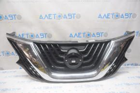 Radiator grill grill Nissan Murano z52 15-18 prerest without emblem, sand, scratch