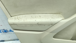 Door trim card front left VW Tiguan 09-17 beige with beige insert leather, FENDER, armrest leather, for dry cleaning
