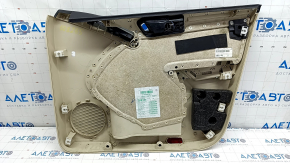 Door trim card front left VW Tiguan 09-17 beige with beige insert leather, FENDER, armrest leather, for dry cleaning