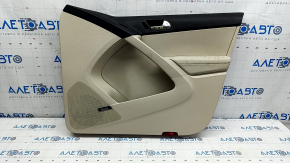 Door trim card front right VW Tiguan 09-17 beige with beige insert leather, FENDER, armrest leather, for dry cleaning