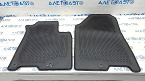 Set of mats Kia Niro 17- HEV, PHEV black, cloth, for cleaning