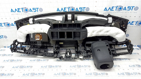Torpedo front panel with AIRBAG Kia Niro 17-19 HEV black, without central speaker, rusty pyropatron