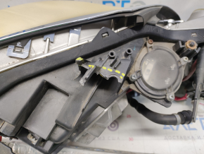 Front left headlight complete Lexus GS350 07-11 xenon, for headlight washer, with nozzle mount and frame, for polishing, broken mount