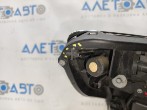 Front left headlight complete Lexus GS350 07-11 xenon, for headlight washer, with nozzle mount and frame, for polishing, broken mount