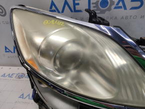 Front right headlight complete Lexus GS350 07-11 xenon, for headlight washer, with nozzle mount and frame, for polishing