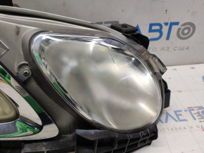Front right headlight complete Lexus GS350 07-11 xenon, for headlight washer, with nozzle mount and frame, for polishing