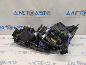 Front right headlight complete Lexus GS350 07-11 xenon, for headlight washer, with nozzle mount and frame, for polishing