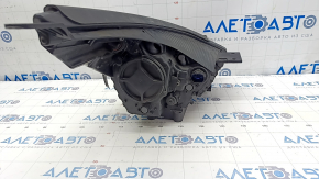 Front left headlight complete Kia Niro 17-19 HEV, PHEV with bracket, halogen, LED DRL, seal peeled off, varnish peeled off
