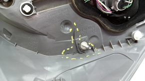 Right headlight Toyota Prius 30 13-15 rest, crack in housing
