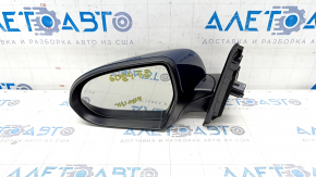 Side mirror left Kia Niro 17-22 3 pins, blue, scratches