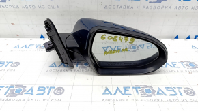 Side mirror right Kia Niro 17-22 3 pins, blue, scratches