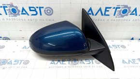 Side mirror right Kia Niro 17-22 3 pins, blue, scratches