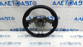 Naked steering wheel Kia Niro 17-19 HEV, PHEV rubber, black, for dry cleaning