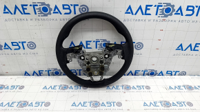 Naked steering wheel Kia Niro 17-19 HEV, PHEV rubber, black, for dry cleaning