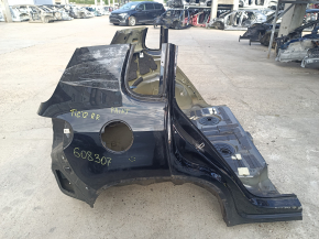 Quarter wing rear right VW Tiguan 09-17 on the body, black, painted, dent, bumps