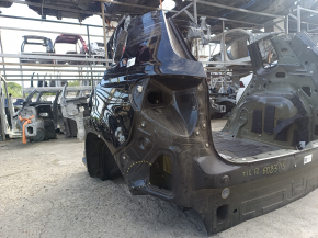 Quarter wing rear left VW Tiguan 09-17 on the body, black, dented, bumps