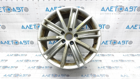 Wheel disk R18 VW Tiguan 09-17 curb, varnish peeled off